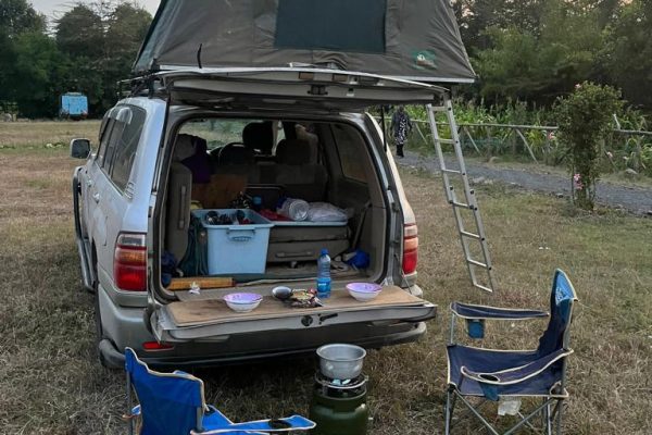 car rental services with camping gears