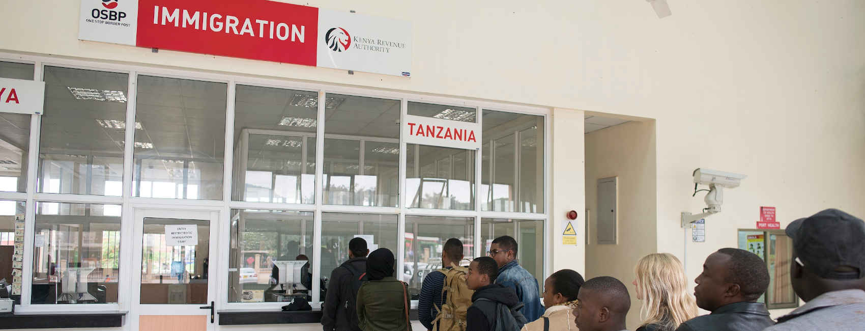 Kenya-Tanzania Border Crossing at Namanga 