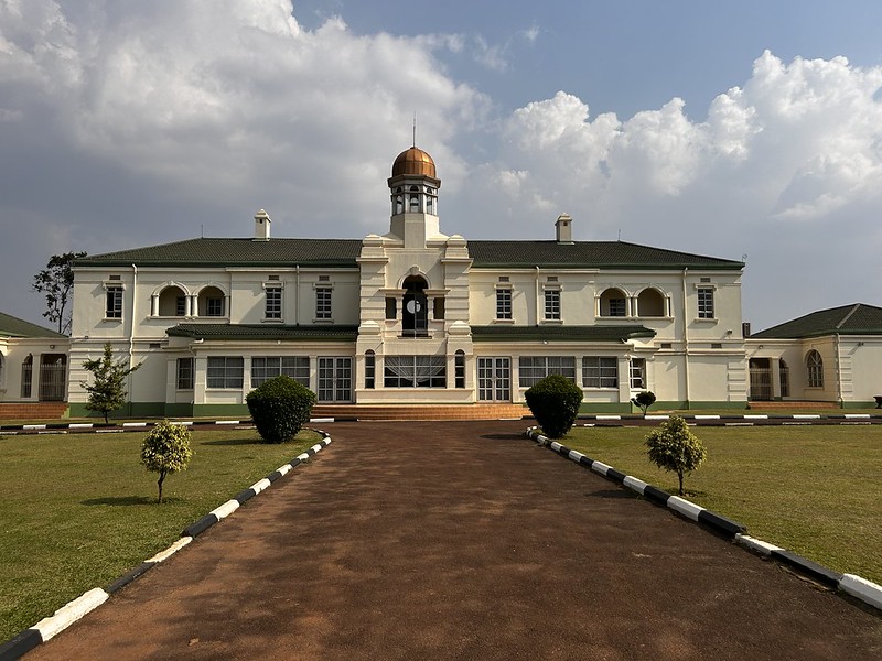 The Kabaka's Palace or "twekobe" in the Buganda Kingdon on a 1 day Kampala City Tour