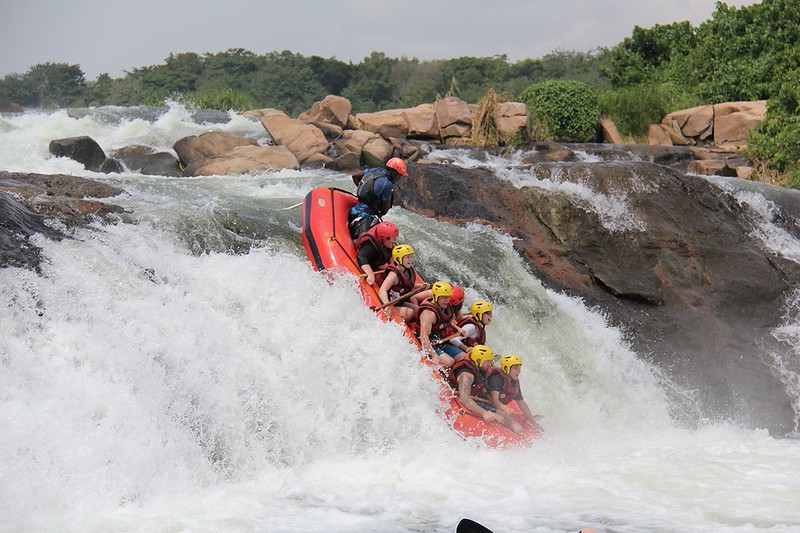 White water rafting on the 25 days self drive Uganda Roadtip safari Itinerary